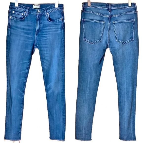 AGOLDE Sophie Hi Rise Skinny Crop Jean Size 29 - Picture 1 of 11